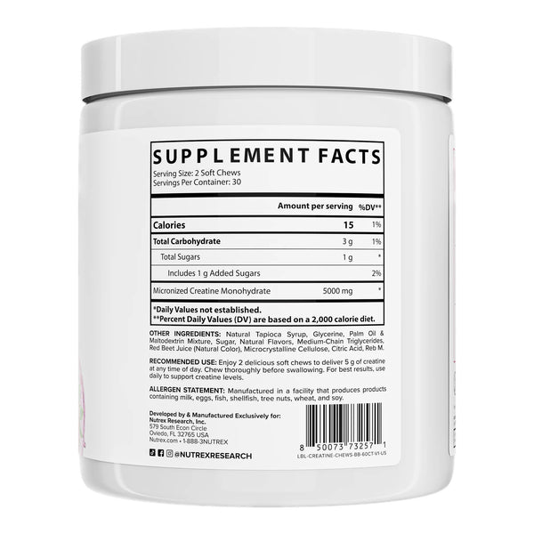 Creatine Soft Chews